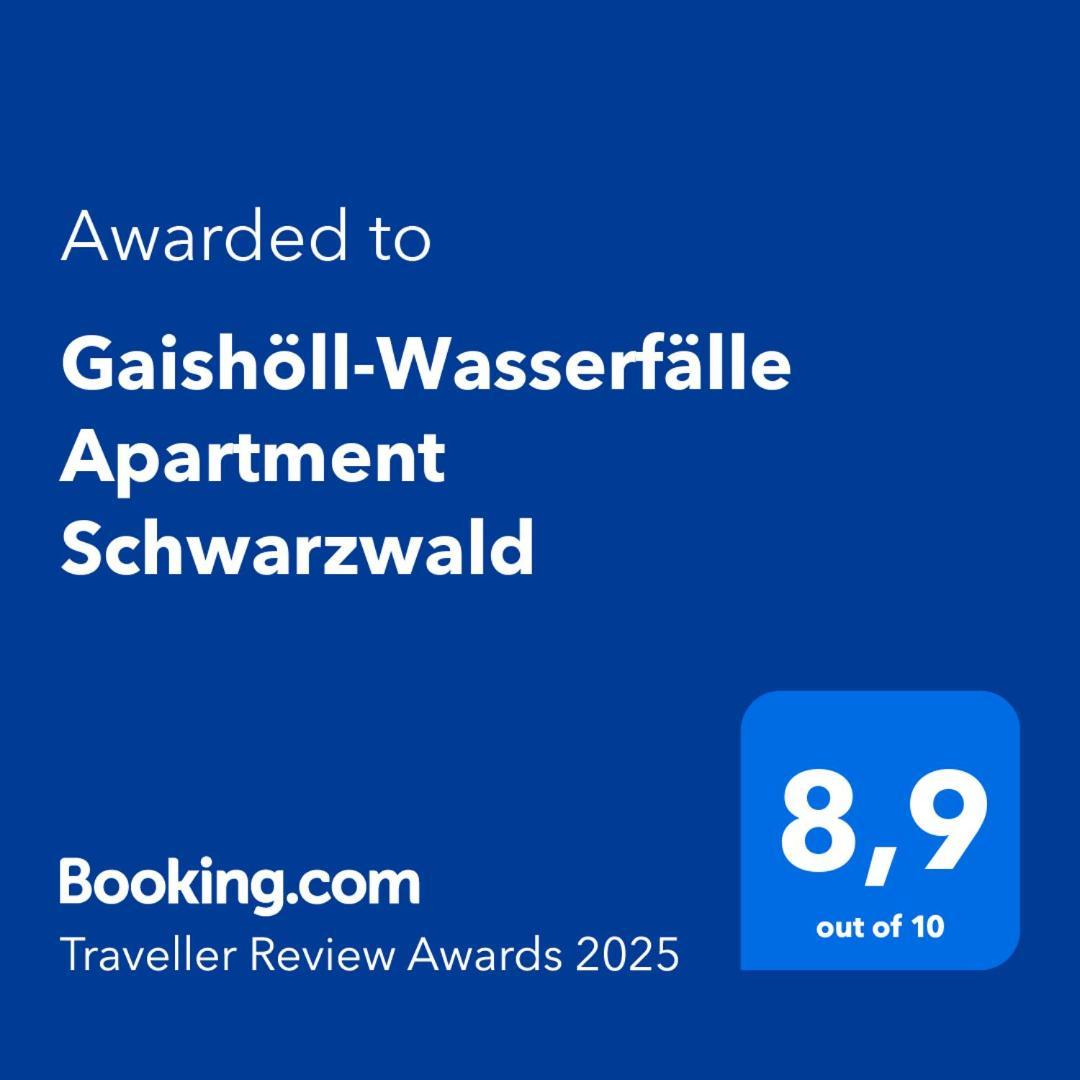 Apartment Gaishoell-Wasserfaelle Apartment Schwarzwald Sasbachwalden